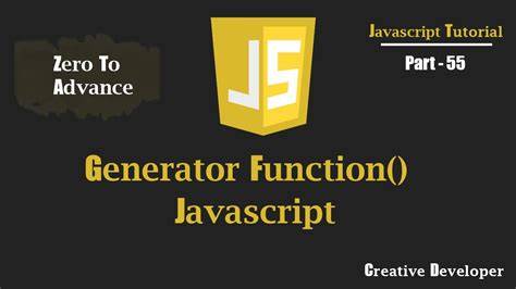 javascript tutorial generator