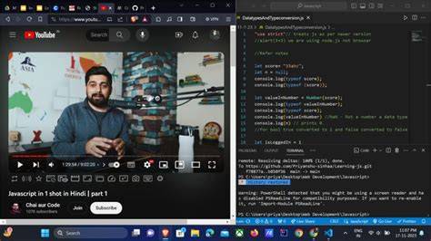 javascript tutorial hitesh choudhary