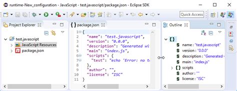 javascript tutorial in eclipse