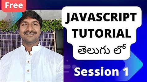 javascript tutorial in telugu youtube