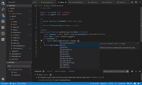 javascript tutorial in visual studio code