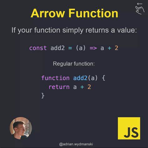 javascript tutorial modern - arrow functions