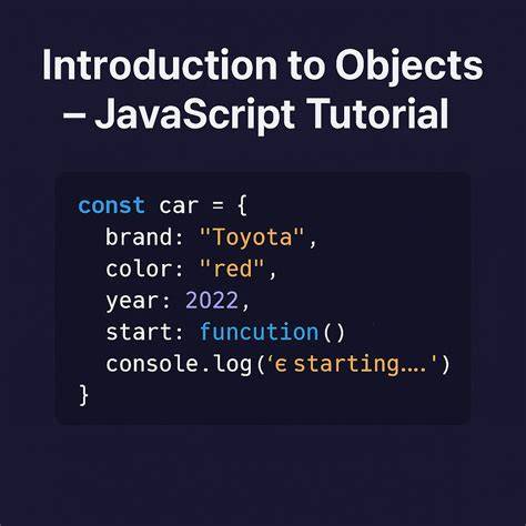 javascript tutorial objects