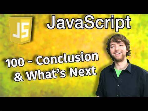 javascript tutorial pluralsight conclusion