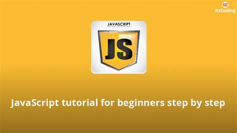 javascript tutorial step by step