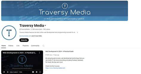 javascript tutorial traversy media
