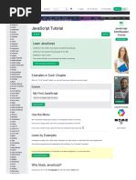 JavaScript Tutorial W3Schools PDF Download Buka tutorial yang dipilih