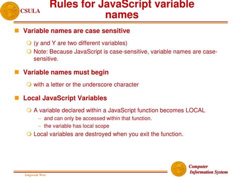 javascript variable name rules