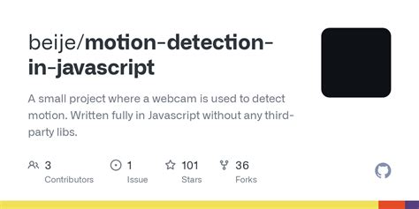 Javascript cam Motion Detection