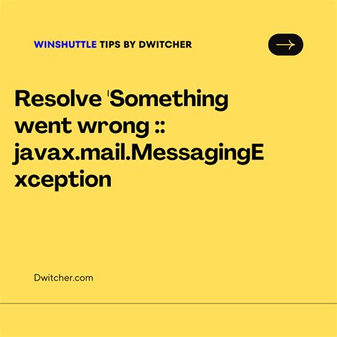 Javax Mail Exception Reading Response