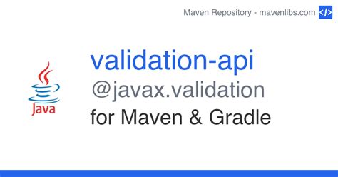 javax validation maven