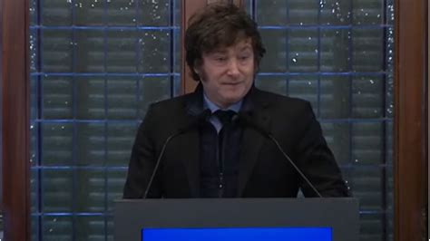 javier milei discurso en davos