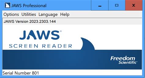 Jaws Screen Reader Versions