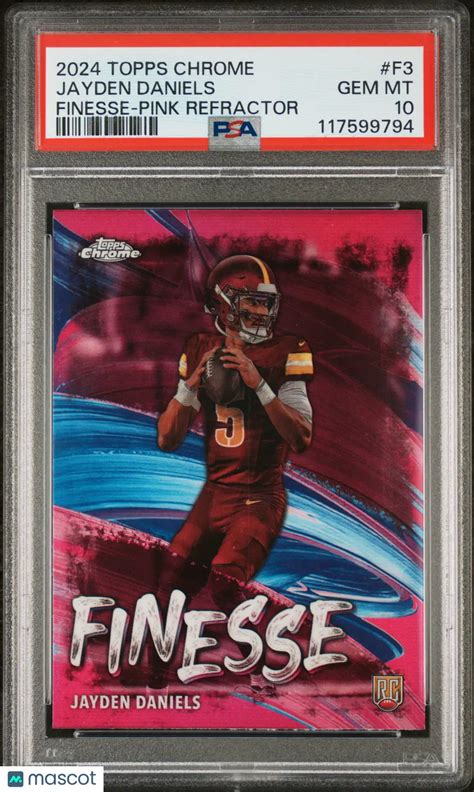 jayden daniels topps chrome