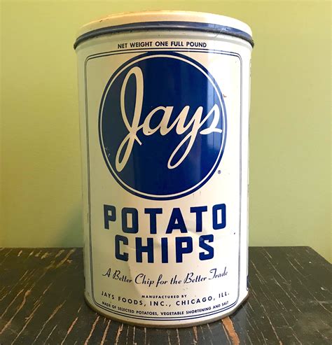 jays potato chips tin