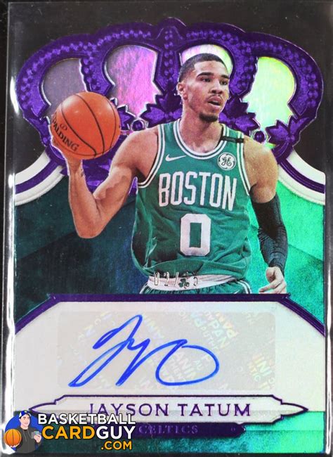 jayson tatum autograph card