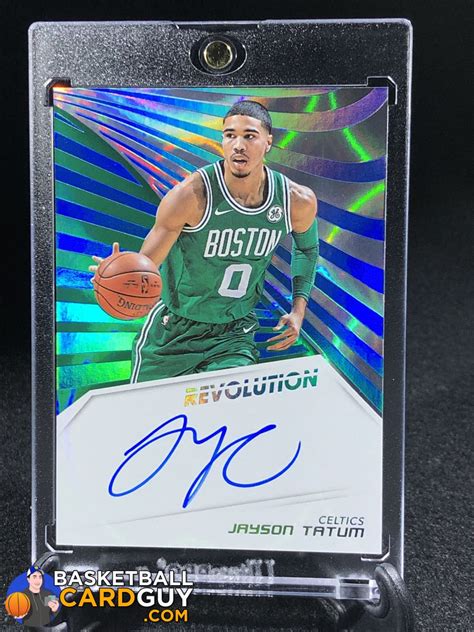 jayson tatum signed card