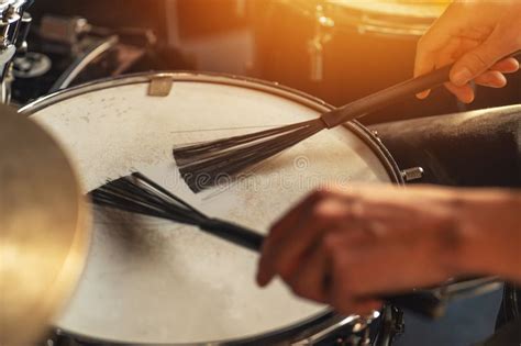 Jazz Drums With Brushes