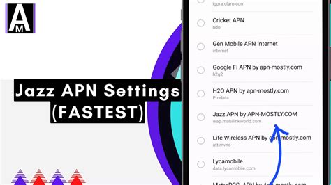 jazz internet setting code free