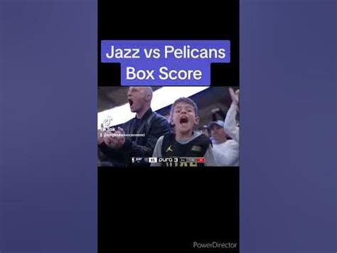 jazz pelicans box score