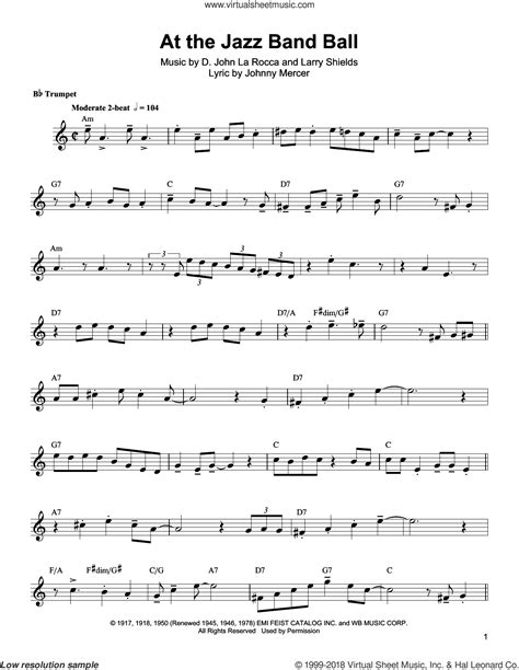 jazz sheet music for trumpet pdf