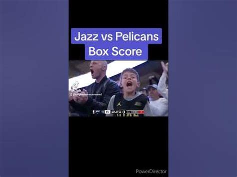 jazz vs pelicans box score