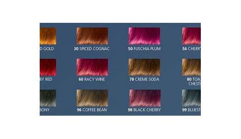 Clairol Jazzing Hair Color Chart