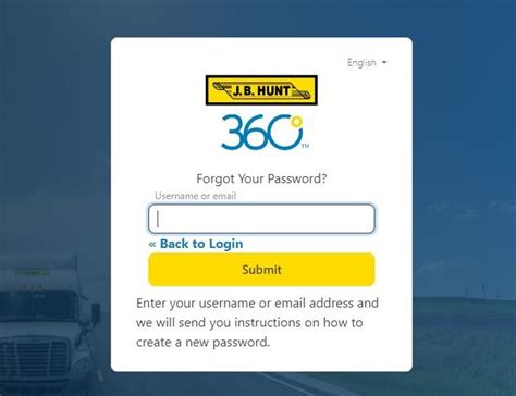 jb hunt 360 load board login