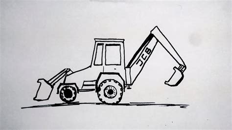 Jcb Bucket Drawing
