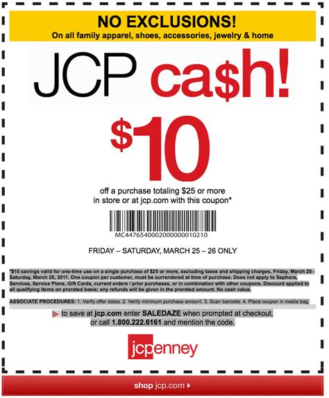 How To Find Jcpenney In-Store Coupons?