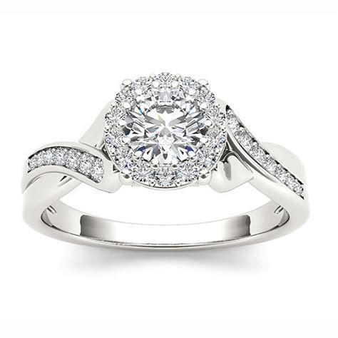 JCPenney White Gold Engagement Rings