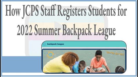 Jcps Backpack League 2022