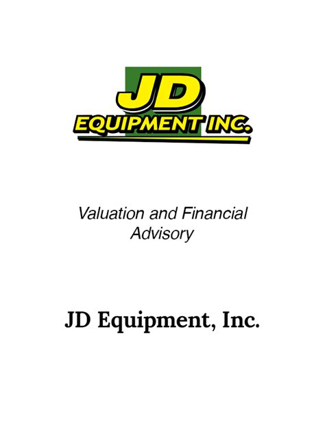 Jd Equipment Inc
