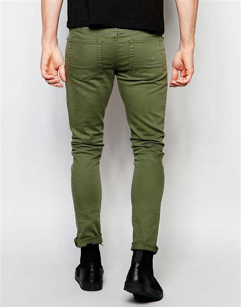 jeans for men green