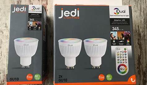 Jedi Lighting Idual App IDual GU10 230 Lm Pack Of 2 Includes Remote