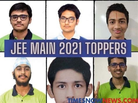 jee main 2021 recent results topper