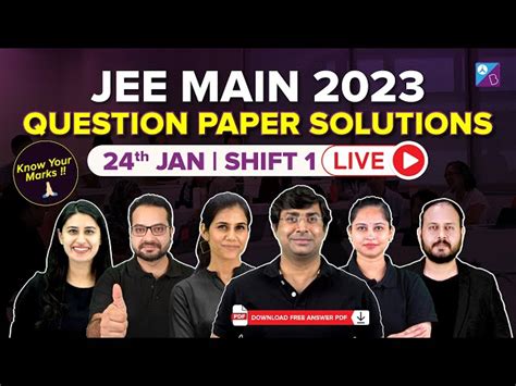 jee main 2023 question paper byjus