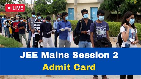 jee main admit card session