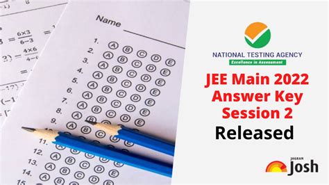 jee main answer key 2022 session 2