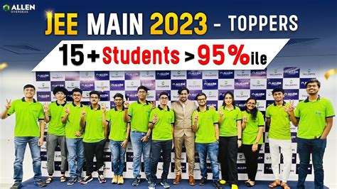 jee main result 2023 toppers