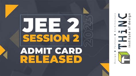 jee main session 2 admit card for b arch