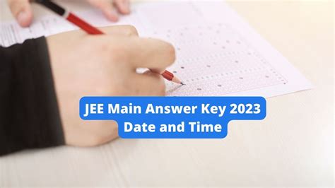 jee mains 2024 session 2 answer key date
