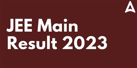 jee mains b arch result 2023 link