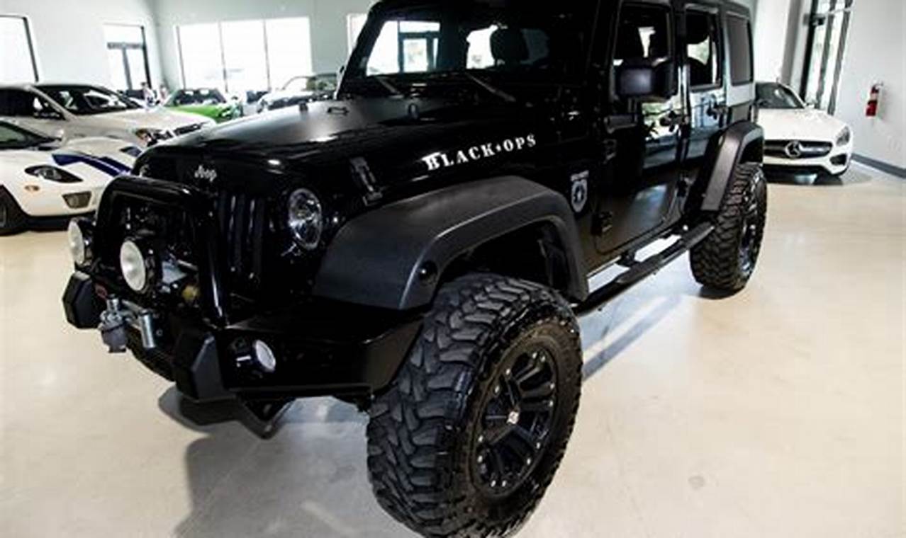 jeep black ops edition for sale