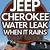 jeep cherokee water leak recall