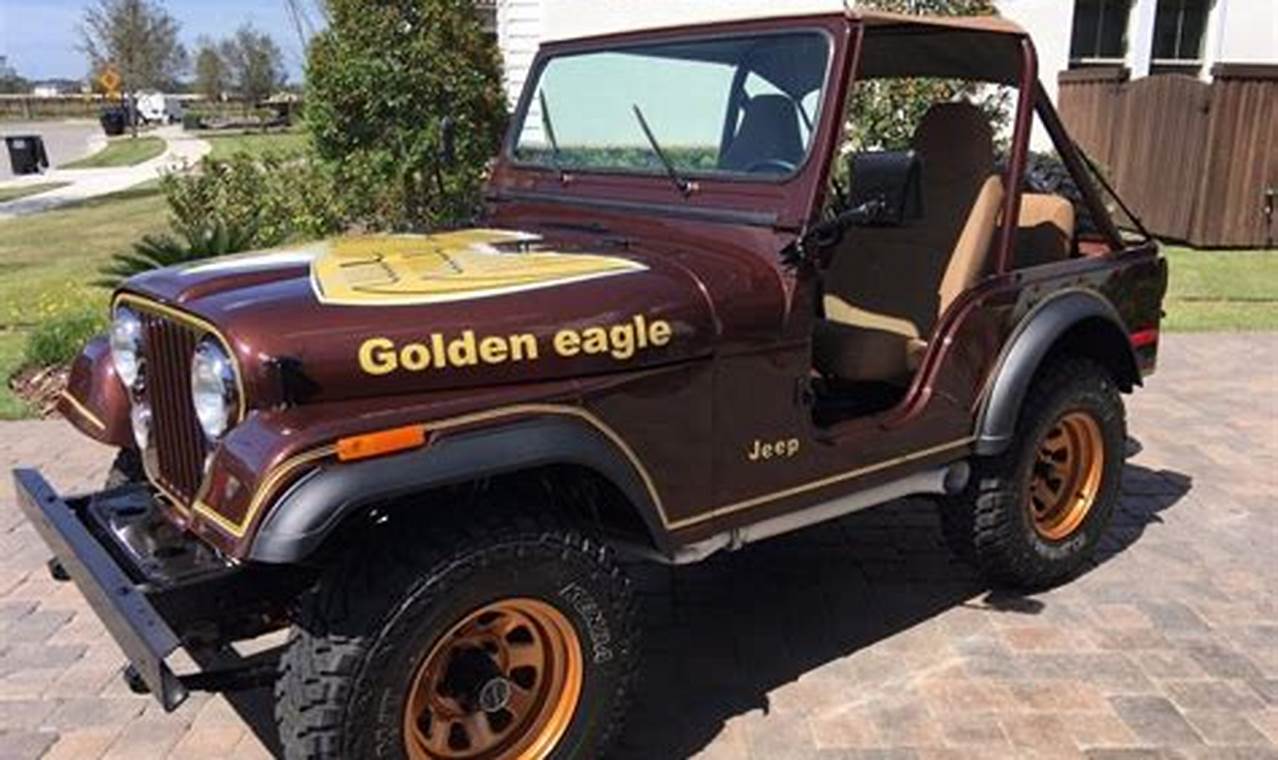 jeep cj5 golden eagle for sale