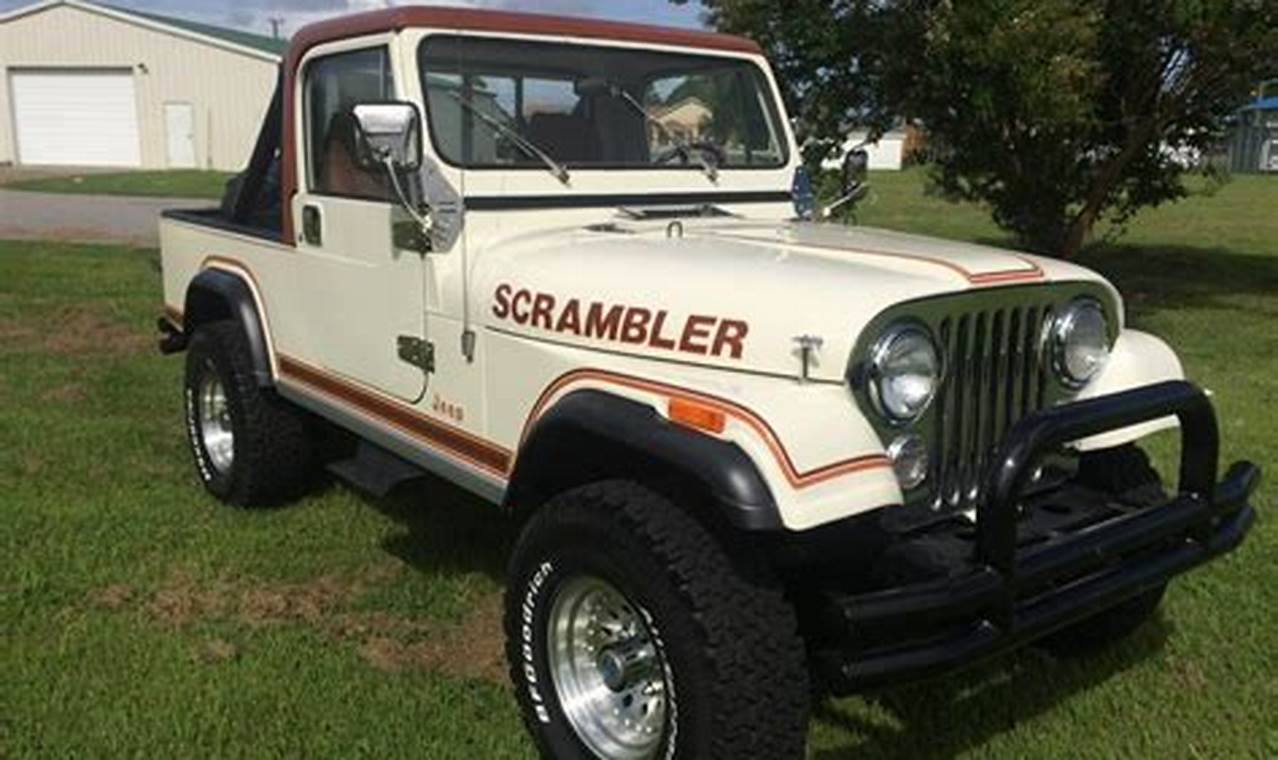 jeep cj8 scrambler for sale on craigslist