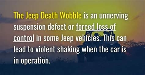 Top 55+ imagen jeep wrangler death wobble Abzlocal.mx