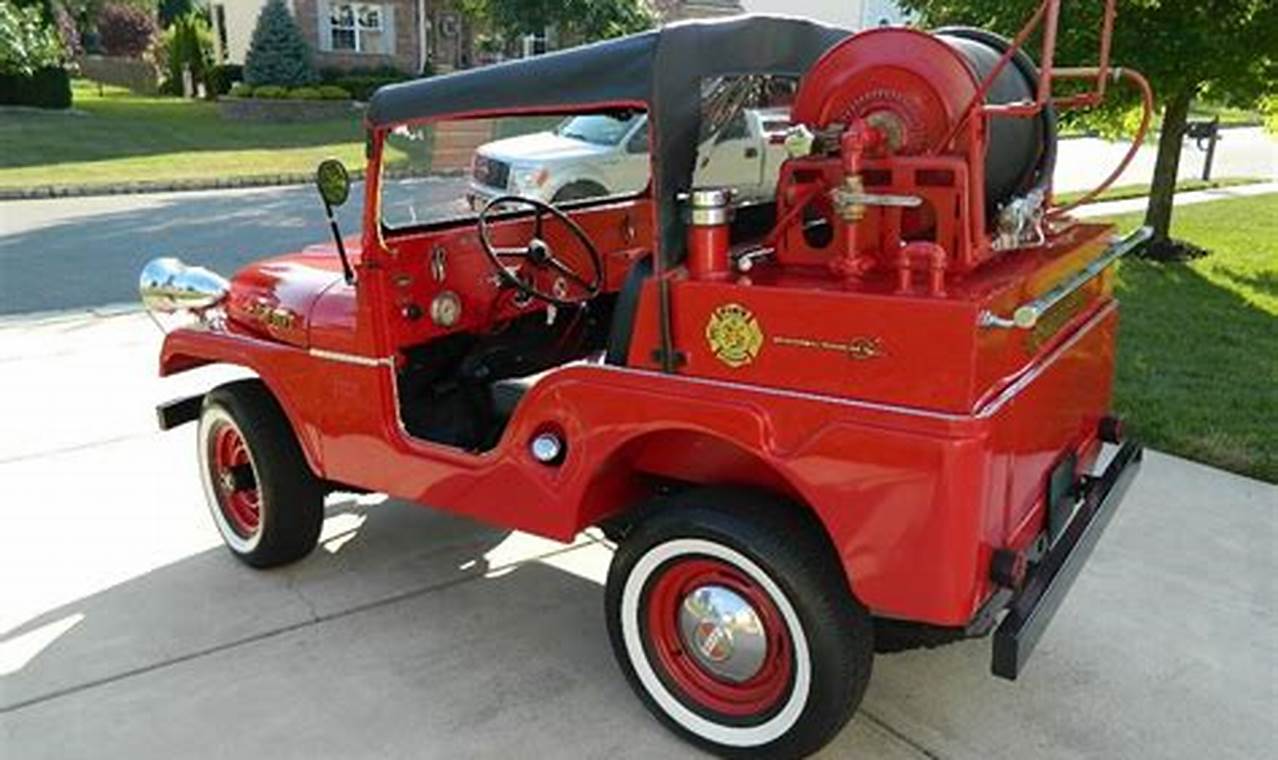 jeep fire trucks for sale