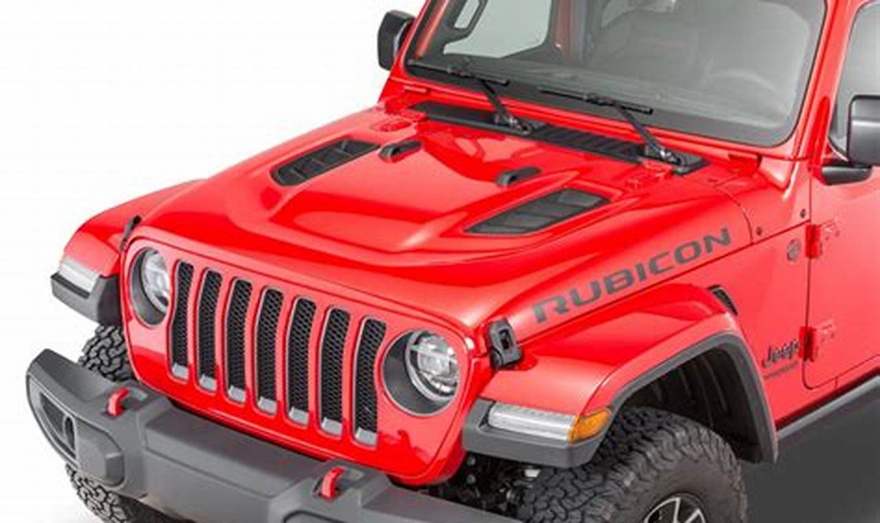 jeep gladiator rubicon hood for sale